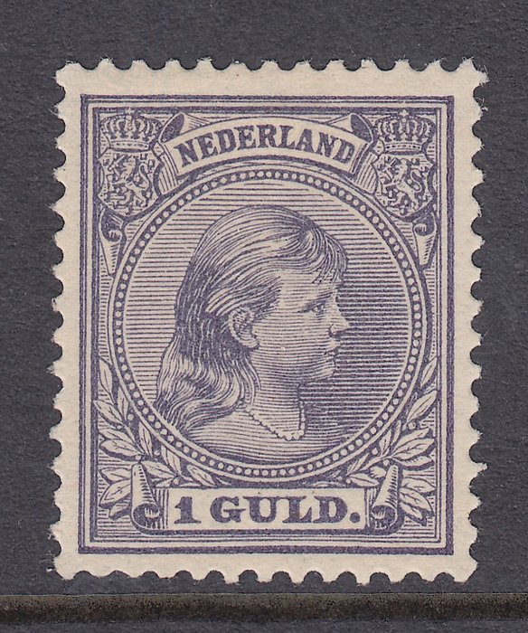 Nederländerna 1891 - Drottning Wilhelmina - NVPH 44