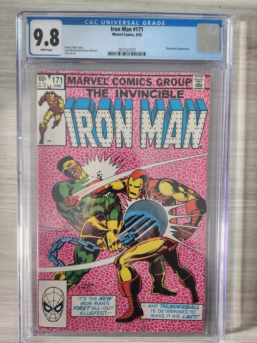 Iron Man 171 - Thunderball Appearance - 1 Graded comic - Első kiadás - 1983 - CGC 9,8