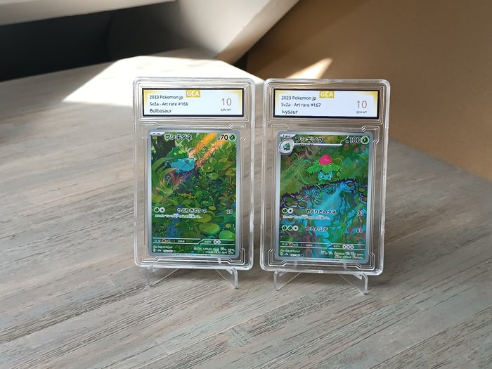 Pokémon - 2 Card - Bulbasaur & Ivysaur