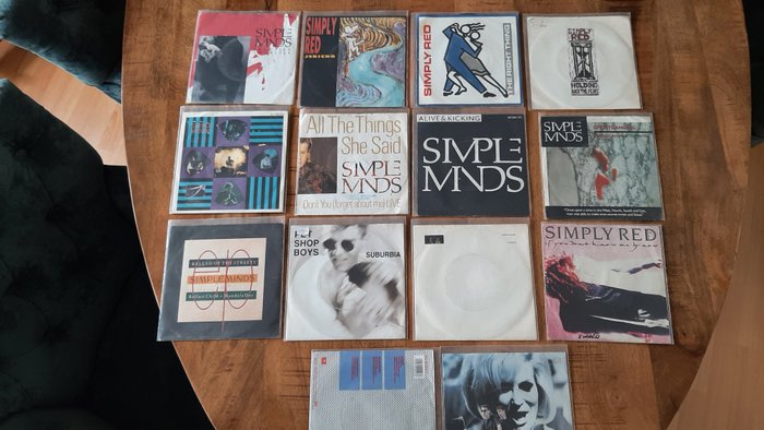 Simple Minds, Simply Red & Related - Flera titlar - Vinylskiva - 1985