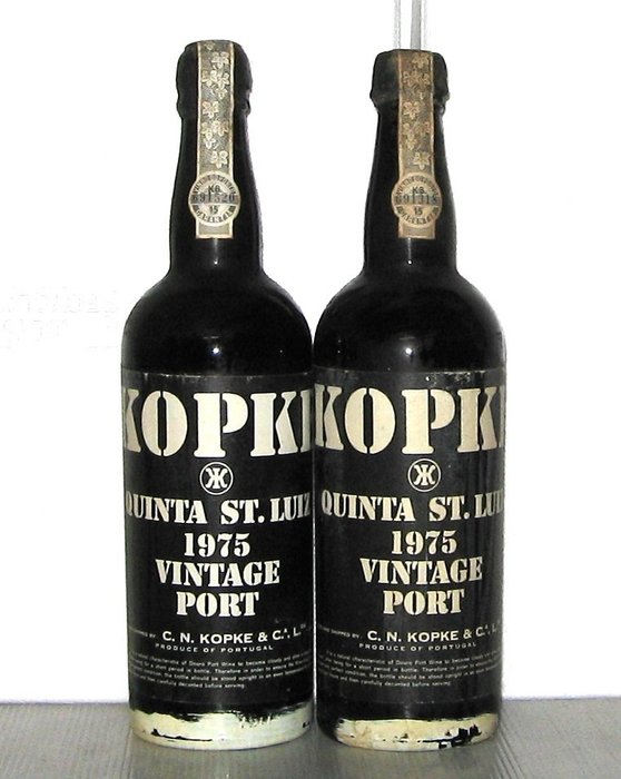 1975 Kopke Quinta Sao Luiz - Portó Vintage Port - 2 Bottles (0.75L)