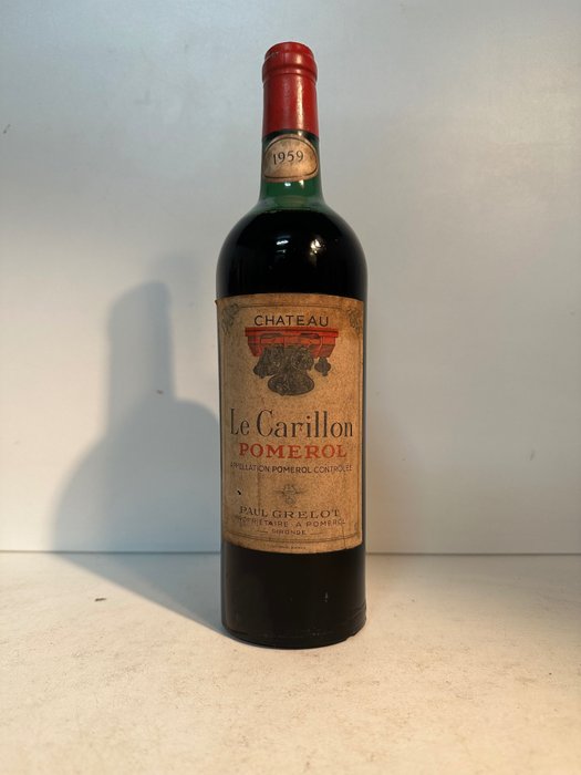 1959 Chateau Le Carillon - Pomerol - 1 Flaska (0,75 l)