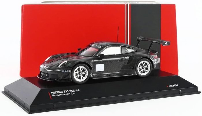 IXO 1:43 - Model race car -Porsche 911 RSR #X Presentation Car