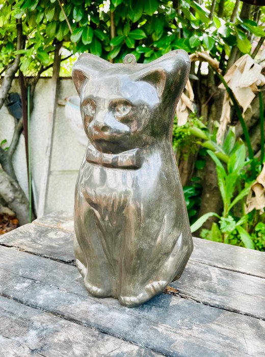 Molde de bizcocho con forma de gato gigante - Molde - Vintage