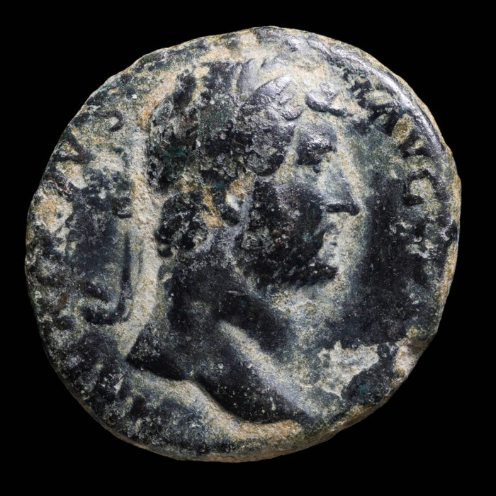Romeinse Rijk. Hadrianus (117-138 n.Chr.). Sestertius Rome - FELICITAS AVG  (Zonder Minimumprijs)