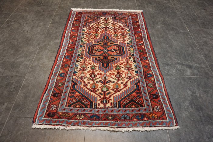 伊朗哈馬丹 - 小地毯 - 88 cm - 56 cm
