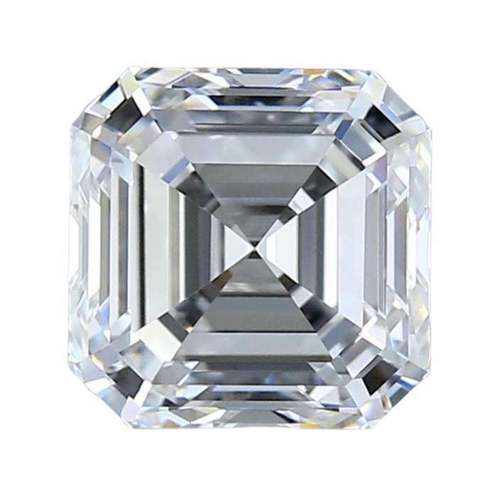 1 pcs Diamant - 3.01 ct - Firkant, Smaragd - G - VVS1