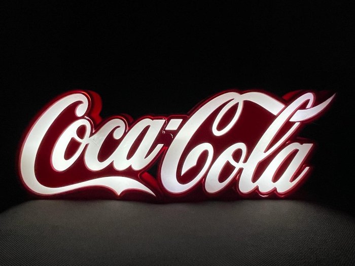 Coca Cola - Upplyst skylt - Plast
