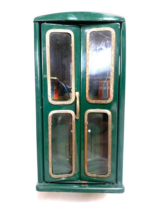 LINEMAR - Jouet Telephone Co. Booth Vintage Tin Bank - 1950-1960 - Japon