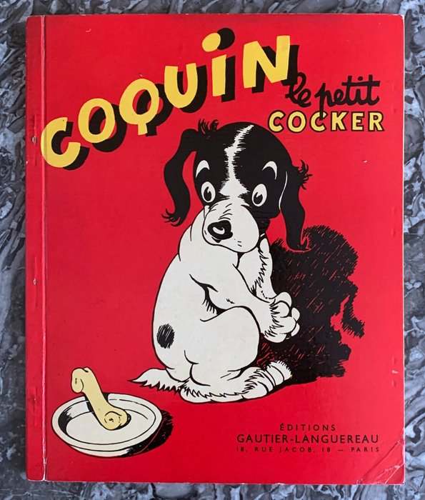Calvo - Coquin le petit Cocker - C - 1 Album - Erstausgabe - 1953