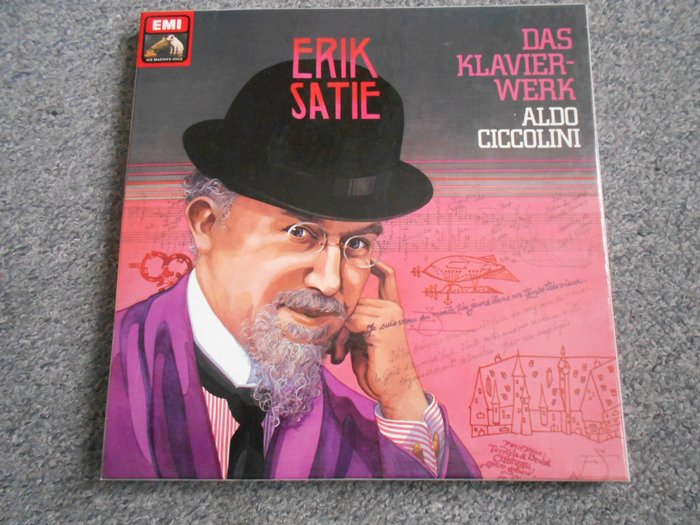 Ciccolini - EMI: Erik Satie Klavierwerk, Ciccolini, 6lp - LP-boksi - 1975