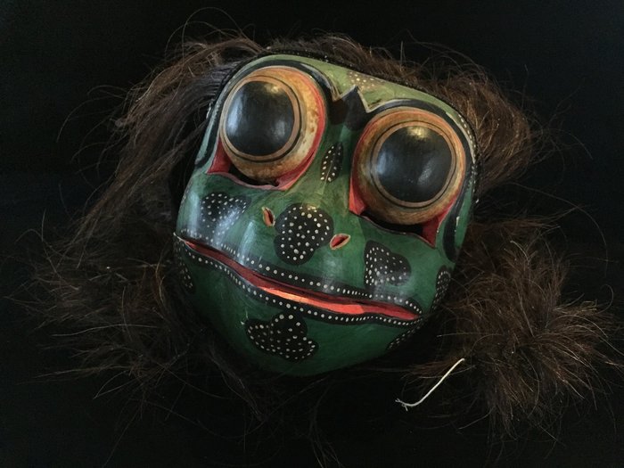面具 - 青蛙 - 巴厘岛 - 印度尼西亚  (没有保留价)