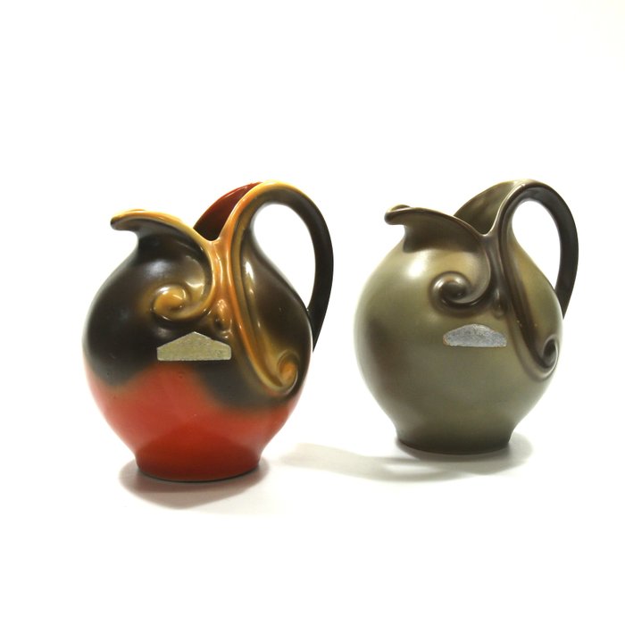 Mosa - Jug (2) - Art Deco Snavelkan / bloemenvaas - Ceramic