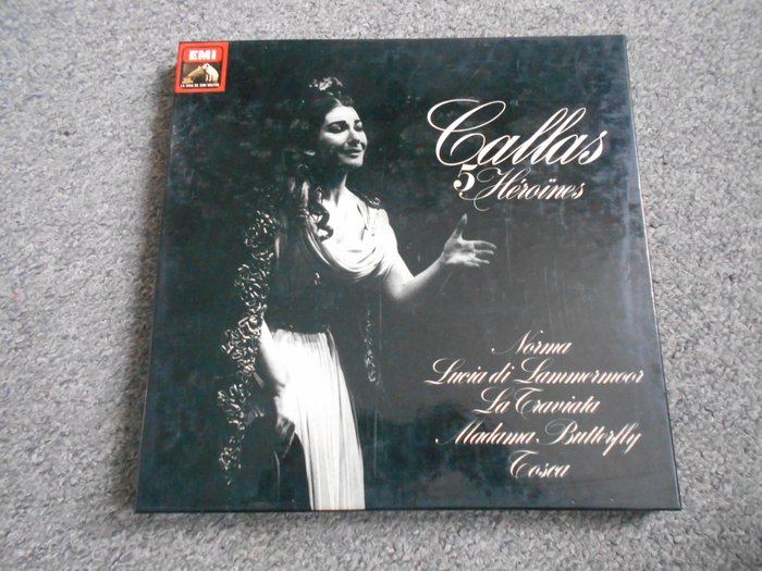 Callas - EMI 2901983: Callas : 5 Heroines, Norma, La Traviata etc. 5lp - LP-Box-Set - 1975