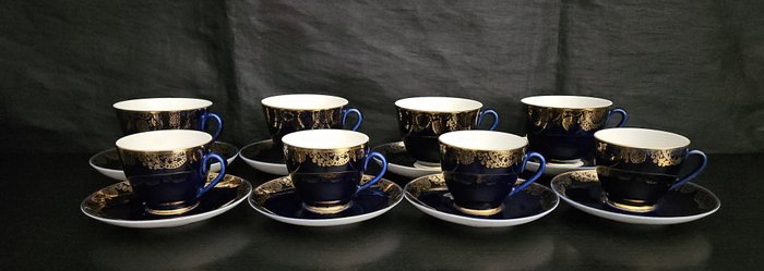Lomonosov Imperial Porcelain Factory - 咖啡/茶杯具組 (8) - 瓷器