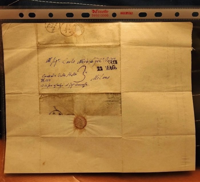 Ταχυδρομικός φάκελος με γραμματόσημα - Χαρτί