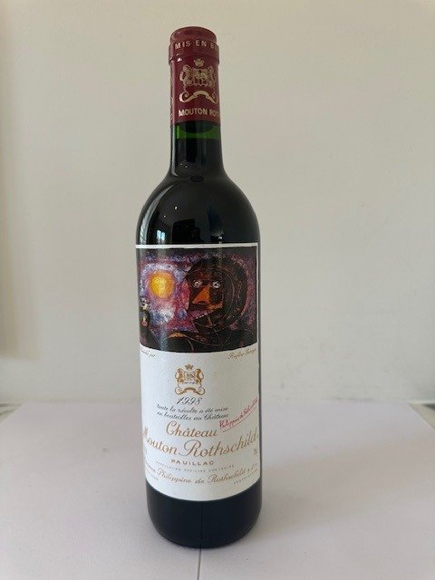 1998 Chateau Mouton Rothschild - 波雅克 1er Grand Cru Classé - 1 Bottle (0.75L)