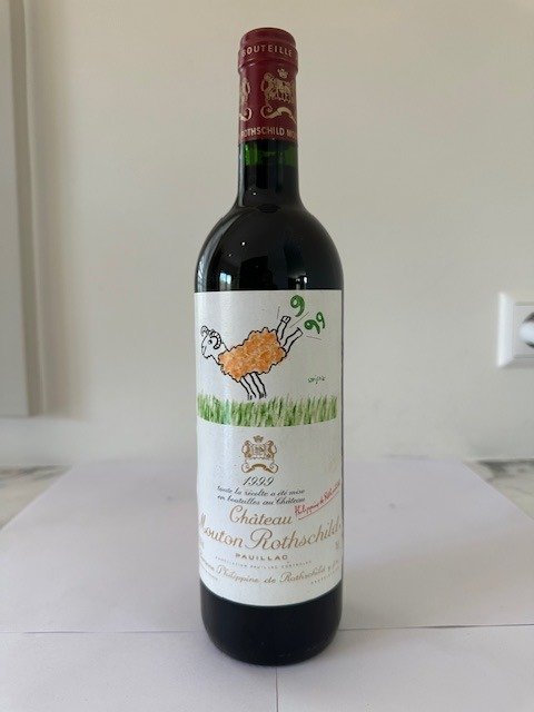 1999 Chateau Mouton Rothschild - 波雅克 1er Grand Cru Classé - 1 Bottle (0.75L)