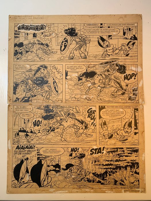Matena, Dick - 1 Original page - De Argonautjes - Hhet zwaard van Damocles - 1972