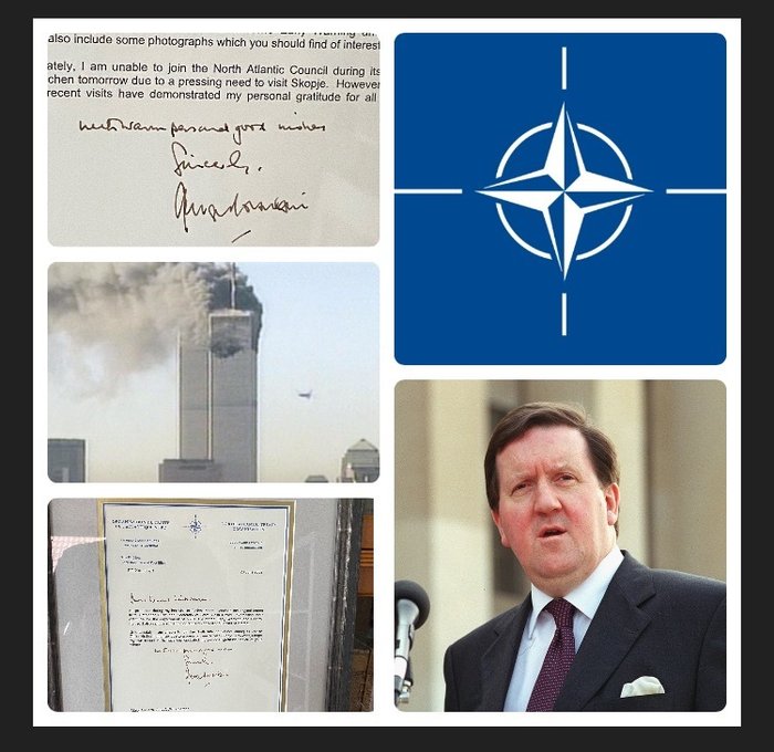 Lord Robertson of Port Ellen (NATO-Generalsekretär (1999-2003) - Brief / Danksagung der NATO an General Winterberger - 2002