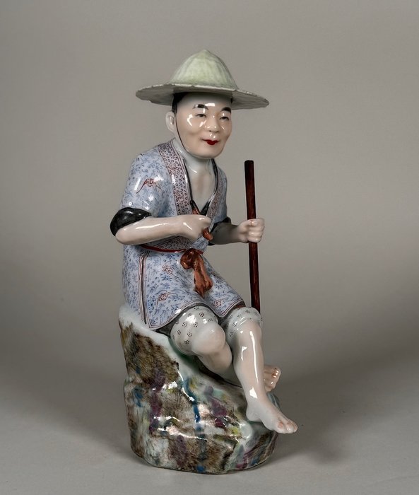 Statuetta - A fine figure - Porcellana - Cina
