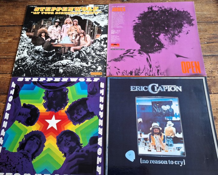 Eric Clapton, Steppenwolf, Brian Auger/Julie Driscoll and the Trinity - 4 classic (Blues) Rock records-1st pressings - Άλμπουμ LP (πολλαπλά αντικείμενα) - 1967
