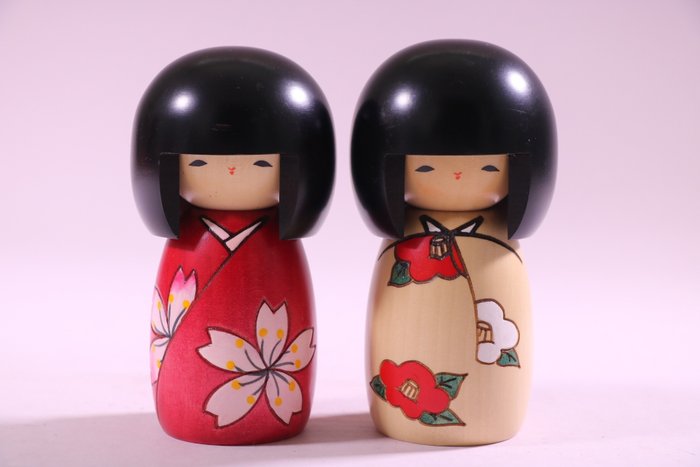 "卯三郎 Usaburo" Sosaku Kokeshi doll  - Boneca - Japão