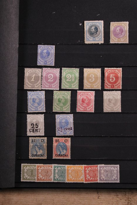Curaçao 1873/1948 - Samling i liten lagerbok - Fri frakt över hela världen
