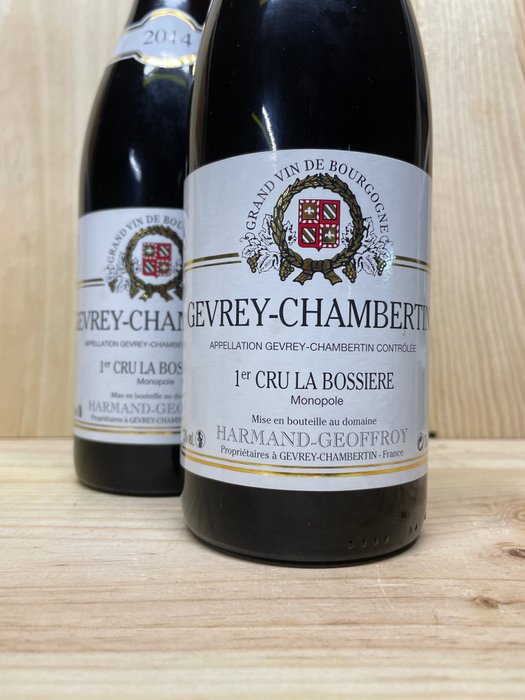 2014 Gevrey-Chambertin 1° Cru "La Bossière" - Domaine Harmand-Geoffroy - Bourgogne - 2 Flessen (0.75 liter)