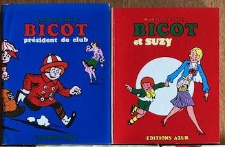 Bicot - Intégrale T1 + T2 - 2x C + 2x jaquette - 2 Album - Første udgave - 1965/1970