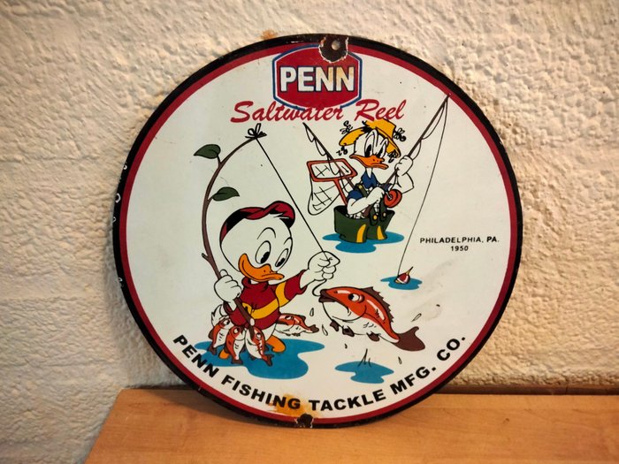 penn fishing lures - 广告标牌 - 搪瓷