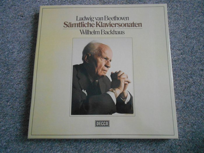 Backhaus - Decca: Beethoven Klaviersonaten, Backhaus, 10lp - Caja colección de LP - 1975