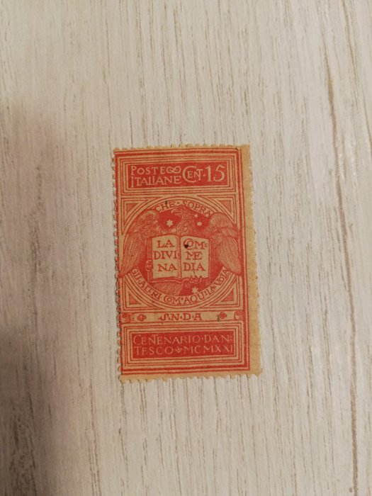 意大利王国  - 不同颜色的新但丁·阿利吉耶里邮票 - Sassone N. 116B