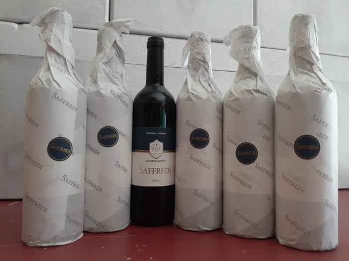2019 Fattorie le Pupille, Saffredi - Toscana - 6 Flasker  (0,75 l)