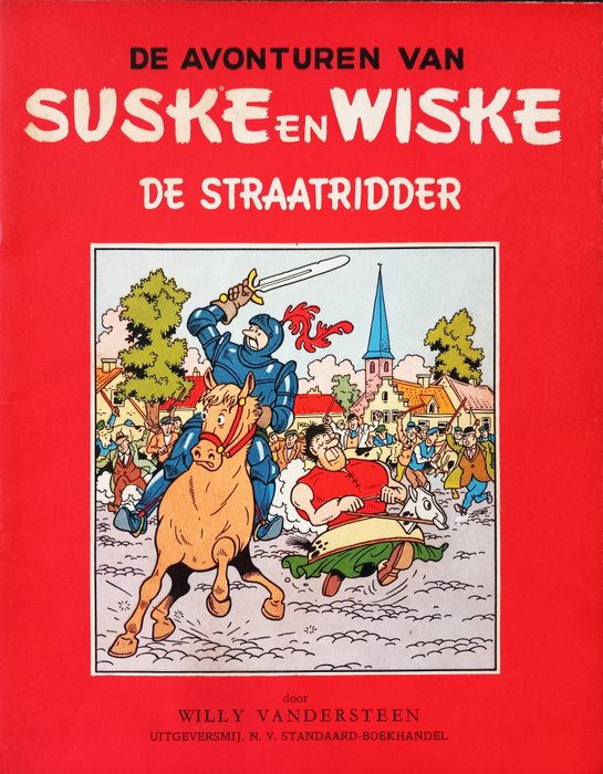 Suske en Wiske - De straatridder - 1 Album - Erstausgabe - 1955