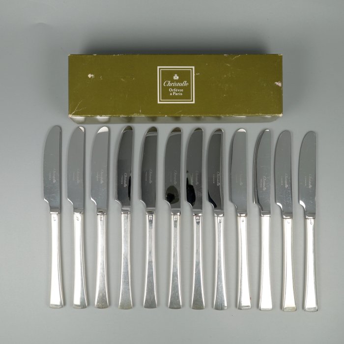 Christofle model: Concorde (J.P. Hamard) Dessertmessen - Servizio di posate (12) - Placcato argento