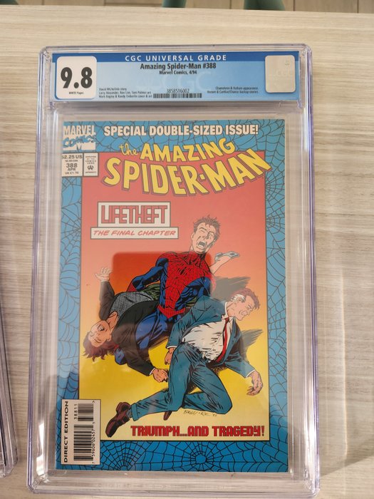Spider-Man 388 - The Amazing Spider-Man 388- Graded Comic - 1984 - 1 Graded comic - CGC 9,8