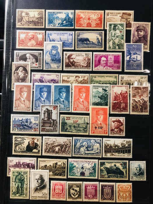 Ranska 1940/1959 - Paljon uusia postimerkkejä** - Yvert 2019