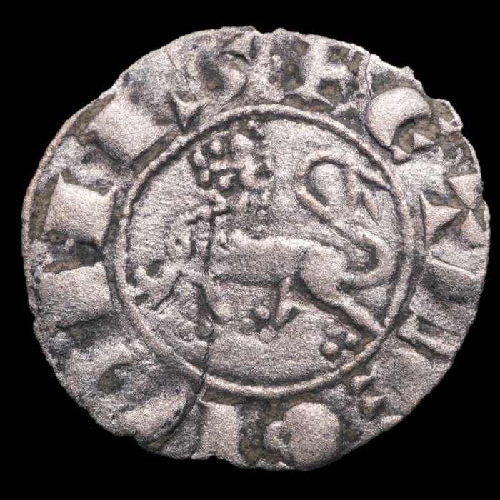 卡斯蒂利亚王国. Fernando IV (1295-1312). Pepión Ceca de Toledo  (没有保留价)