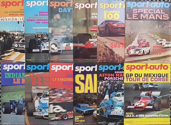 Sport-Auto Année complète (12 N°s) - 1970