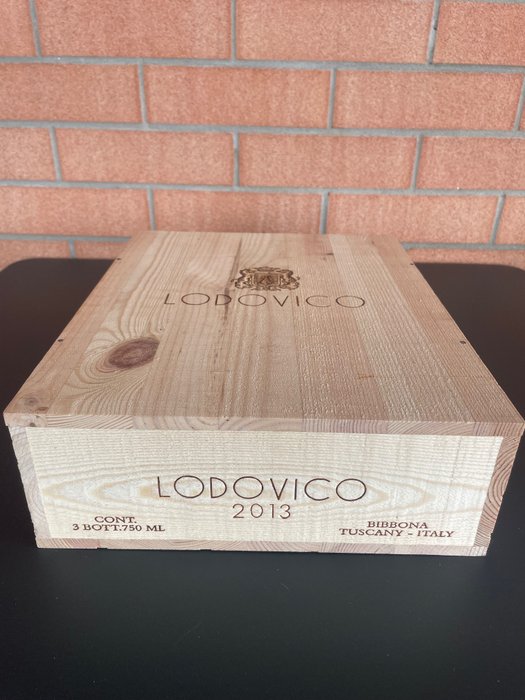 2013 Tenuta di Biserno, Lodovico - Toscana - 3 Flaskor (0,75L)
