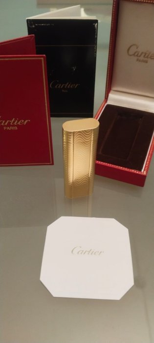 Cartier - Mechero - Chapado en oro