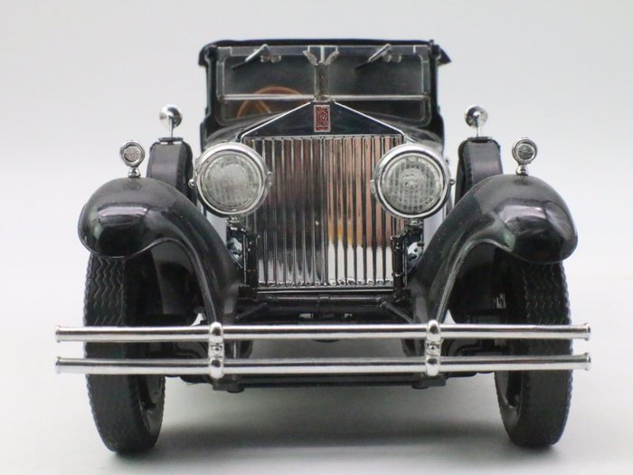 Franklin Mint 1:24 - 1 - Voiture miniature - Rolls-Royce Phantom III 1929 - Avec des pièces plaquées en argent sterling 925