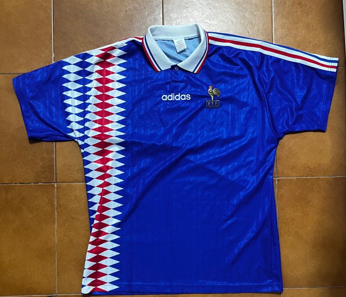 FFF francia - 世界盃足球賽 - 1994 - 足球衫