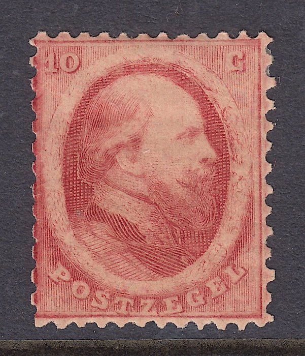 Holandia 1864 - Król Wilhelm III Druga emisja - NVPH 5