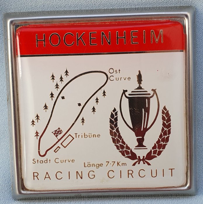 Insignia - Grille Badge Racing Circuit - Hockenheim - Alemania - Finales del siglo XX