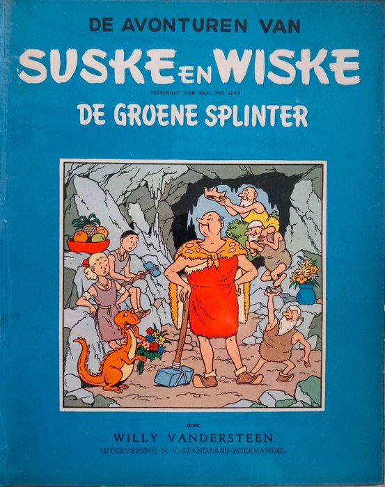 Suske en Wiske - De groene splinter - 1 Comic - Erstausgabe - 1957