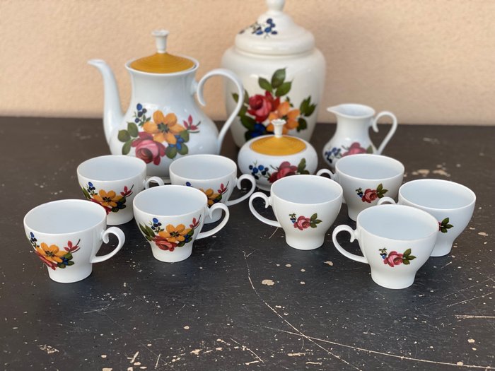 Bavaria- Vohenstrauss johann Seltmann - Laveno - Coffee and tea service (12) - Porcelain