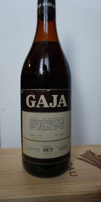 1973 Gaja - 芭芭莱斯科 - 1 瓶子 （0.72L）