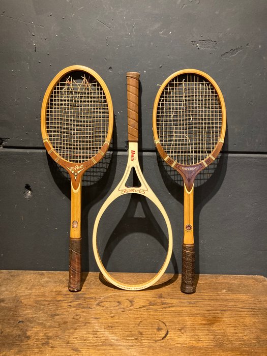 3 Vintage - Tennis racket, 戴維斯 T.A.美國公司 